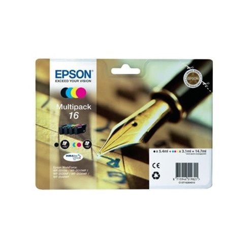 Pack 4 Tinteiros EPSON 16 Cores (C13T16264020)