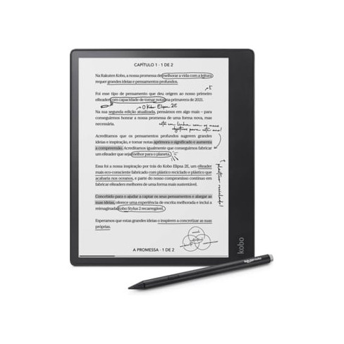 Bundle E-Reader KOBO Elipsa 2E (Preto)