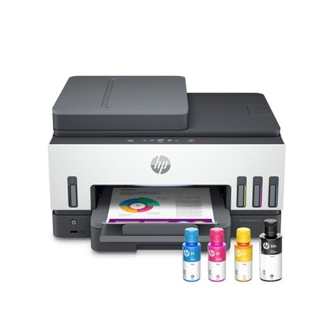 Impressora HP Smart Tank 7605 28C02A (Multifunções - Jato de Tinta - Wi-Fi)