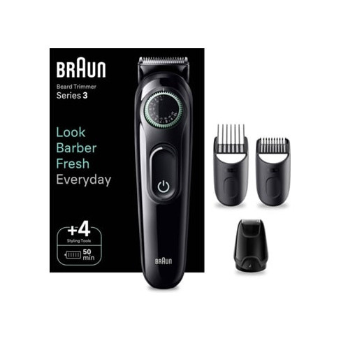 Aparador de Barba BRAUN 3 BT3421 (Autonomia 50 min)