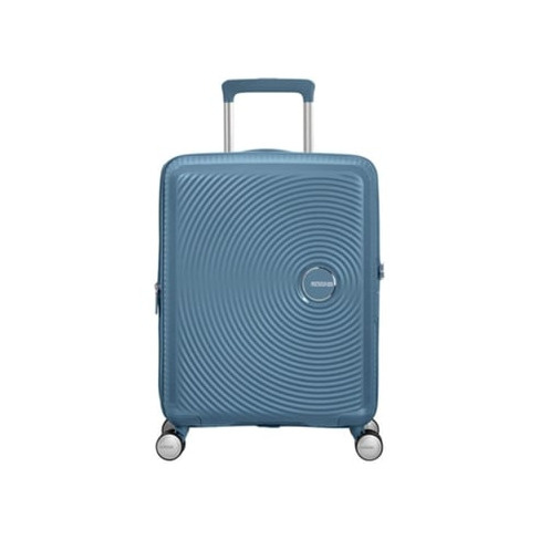 Mala de Cabine Expansível  AMERICAN TOURISTER Soundbox Azul Pedra (55x40x20/23c