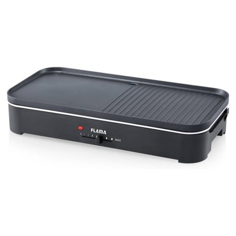 Grelhador de Mesa FLAMA 4840FL (2200 W - Preto)