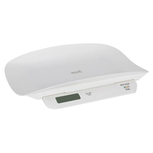 Balança Digital de Bebé BECKEN Baby BCS-2973 (Evolutiva | Até 20kg | Branco)