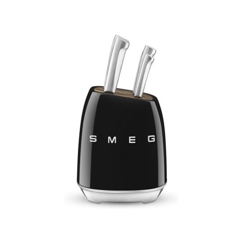Bloco de Facas SMEG Anni 50 KBSF02BL (6 Unidades - Preto)