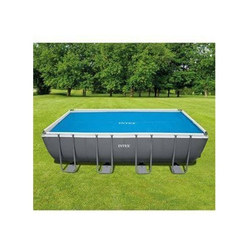 Cobertura para piscina solar INTEX Azul Polietileno (549 x 274 cm)