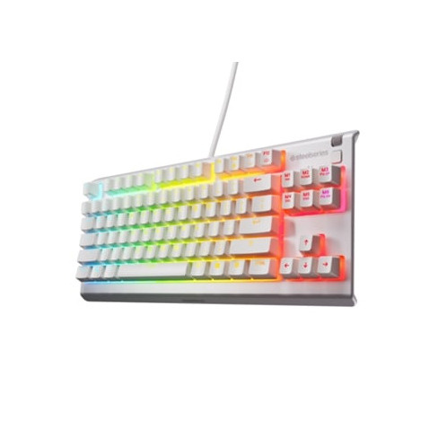 Teclado Gaming STEELSERIES Apex 3 TKL (Branco)
