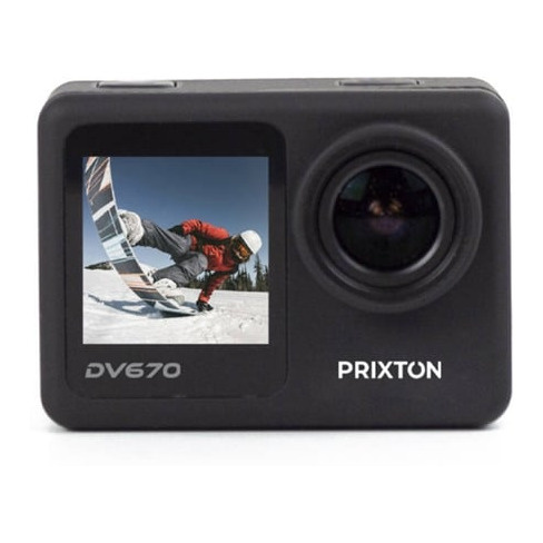 Action Cam PRIXTON 4K DV670 (20 MP - Wi-Fi)