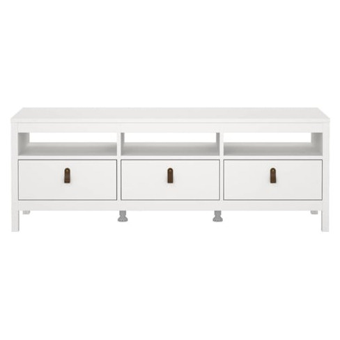 Movel TV TVILUM Albufeira 3 Gavetas (151.4 x 38.4 x 54.1 cm - Branco)