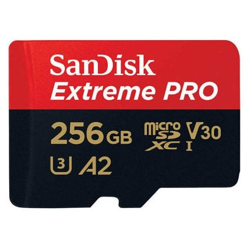 Cartão de Memória Micro SDXC SANDISK Extreme PRO (256 GB - 200 MB/s - Classe 3