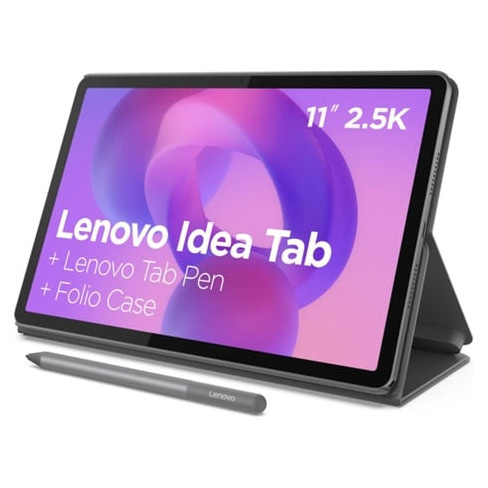 Tablet LENOVO Idea Tab (11'' - 256 GB - RAM: 8 GB - Wi-Fi - Cinzento) + Folio