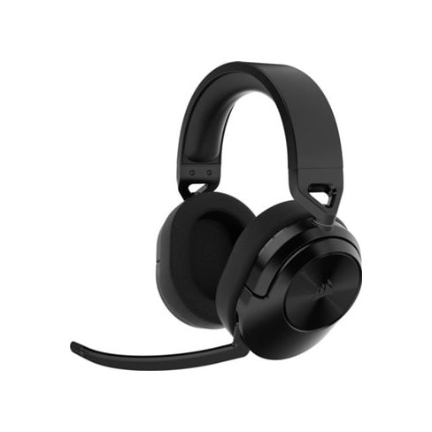 Auscultadores Gaming Wireless CORSAIR HS55 (Over Ear - Microfone - Preto)