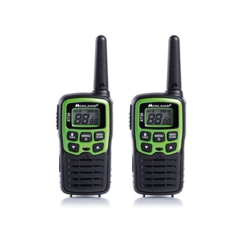 Walkie-Talkie MIDLAND XT-30 C1177 (8 Canais - Até 6 Km - Até 12h - Preto)