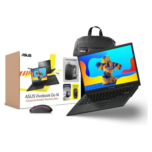Pack ASUS E1404FA AMD (14'' - AMD Ryzen 5 7520U - RAM: 8 GB - 512 GB SSD - AMD