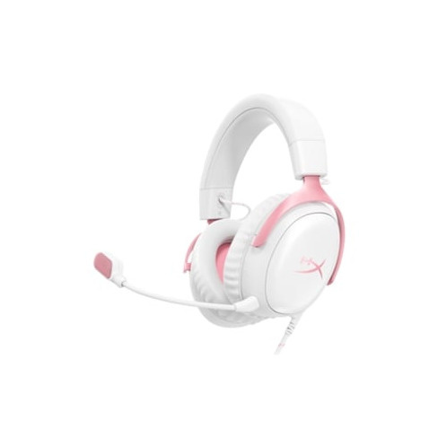 Headset Gaming HyperX Cloud III (Branco e Rosa)