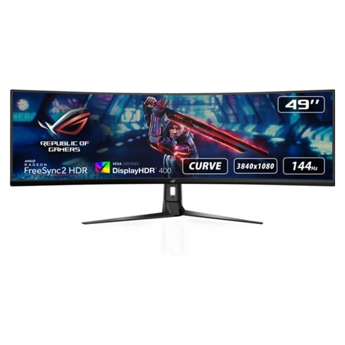 Monitor Curvo Gaming ASUS Rog Strix XG49VQ (49'' - 4 ms - 144Hz - FreeSync)