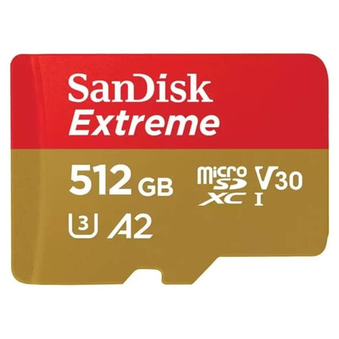 Cartão de Memória Micro SDXC SANDISK Extreme 512 GB