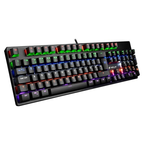 Teclado Gaming NPLAY Conquer 2.0 (Mecânico - Português - Preto)