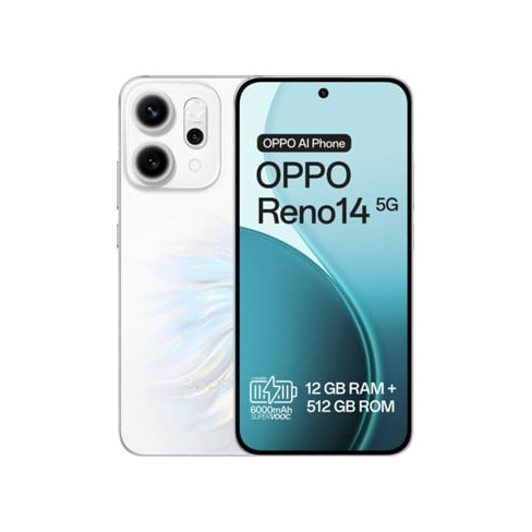 Smartphone OPPO Reno 14 5G (6.59'' - 12 GB - 512 GB - Branco Madre Pérola)