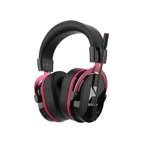 Auscultadores Gaming NPLAY Contact Wireless RGB (Over Ear - Multiplataforma - Pr