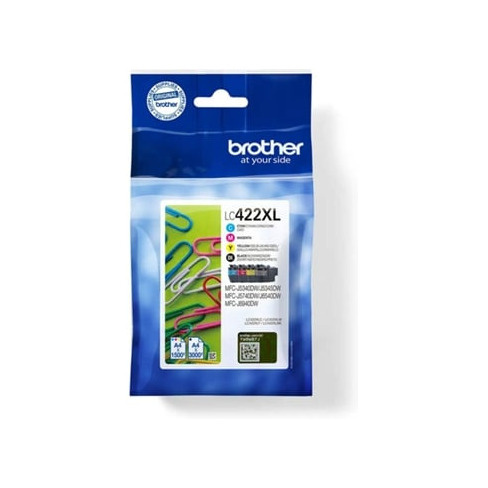 Pack 4 Tinteiros BROTHER 422XL (LC422XL)