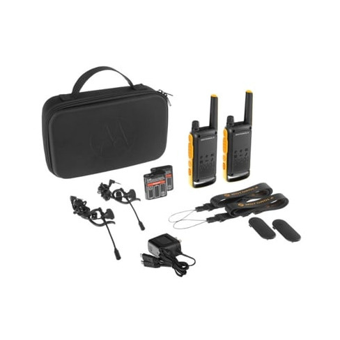 Walkie-Talkie MOTOROLA T82 Extreme Duo (16 Canais - 121 Sub-Canais - Até 10 Km