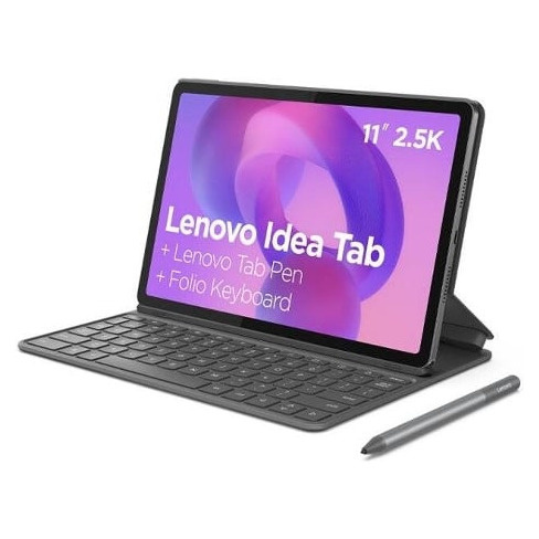 Tablet LENOVO Idea Tab 11" (2.5K - 90Hz - WiFi - Cinzento - 8GB/256GB) + Pen +