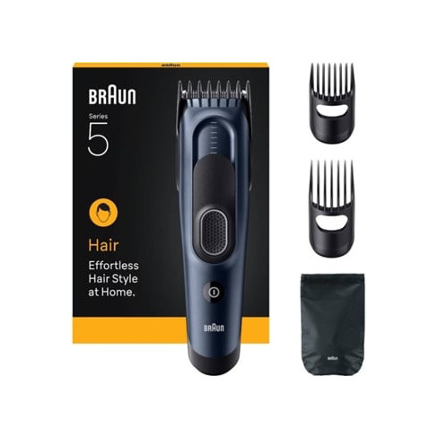 Aparador de Cabelo BRAUN HC5550 (Autonomia: 50 min - Bateria)