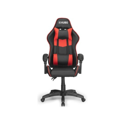 Cadeira Gaming KUBO Vermelha (Até 130 kg - Elevador a Gás Classe 3)