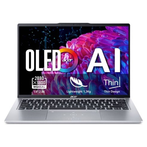 Portátil ACER Swift Go SFG14-73 U7 (14'' - Intel Core Ultra 7 - RAM: 16 GB -