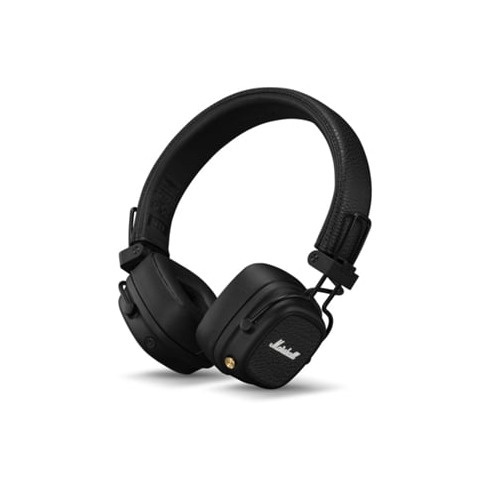 Auscultadores Bluetooth MARSHALL Major V (On Ear - Microfone - Preto)