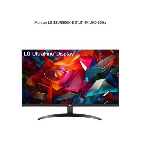 Monitor LG 32UR500K-B (32" - 4K Ultra HD - VA - 60 Hz - 4 ms)