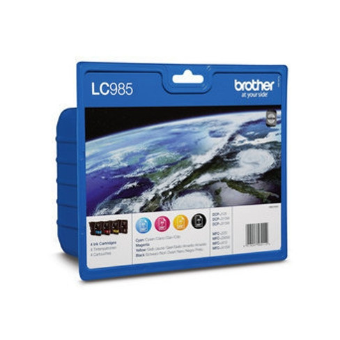 Pack 4 Tinteiros BROTHER LC985 Cores (LC985VALBP)