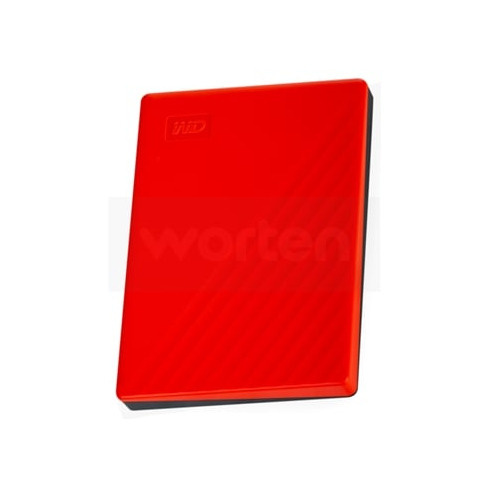 Disco HDD Externo WESTERN DIGITAL My Passport Worldwide (Vermelho - 2 TB - USB 3