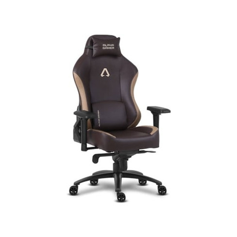Cadeira Gaming ALPHA GAMER Nébula (Castanho e Preto)