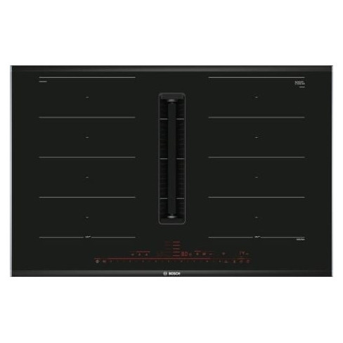 Placa de Indução com Exaustor BOSCH PXX875D67E (Elétrica - 81.6 cm - Preto)