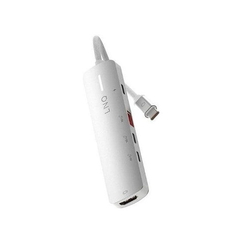 Adaptador Hub LINQ - LQ49051 (5 em 1 - Usb-C - Branco)