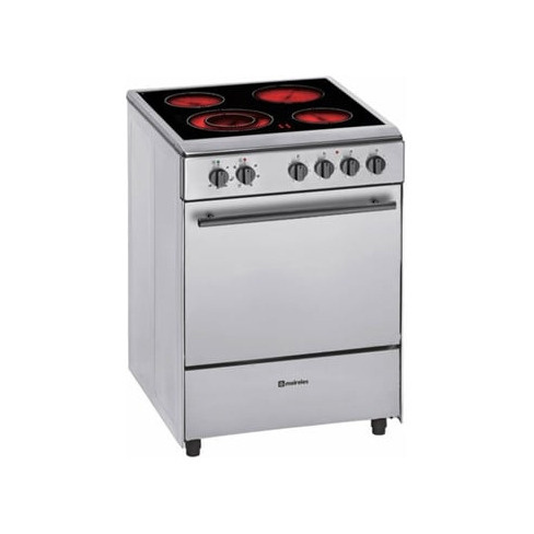 Fogão MEIRELES E 605 X (Elétrico de Vitrocerâmica - 60 cm - Inox)