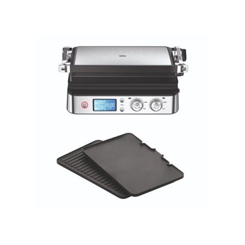 Grelhador de Contacto BRAUN Multigrill 9 CG9040 (2000 W - Inox)