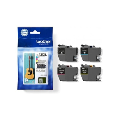 Pack 4 Tinteiros BROTHER LC421XL (LC421XLVAL)