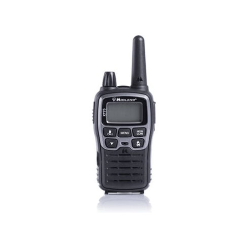 Walkie-Talkie MIDLAND XT-70 C1180 (93 Canais - Até 12 Km - Até 17h - Preto)
