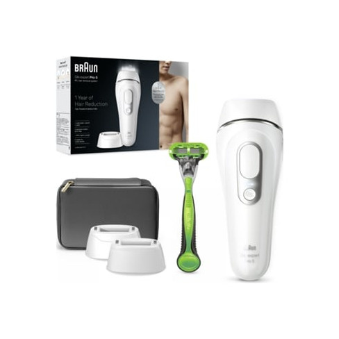 Depiladora Luz Pulsada BRAUN Silk Expert S5 Pl5145 1Un (IPL - Multi-zonas - Corr