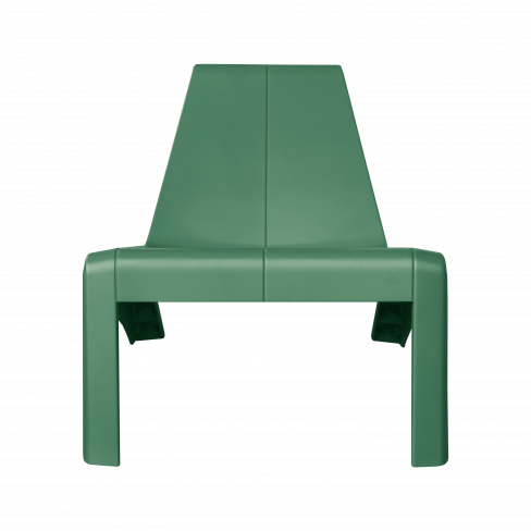 Cadeira de jardim relax verde kaki Halius Naterial