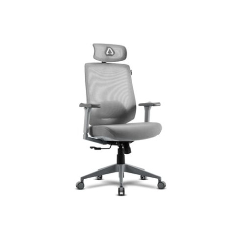 Cadeira de Escritório Ergonómica ALPHA GAMER Stella (Cinzento)
