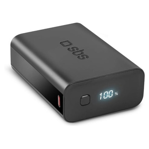 Powerbank SBS TEBB20000LCDEPD20K-W (20000 mAh - Preto)