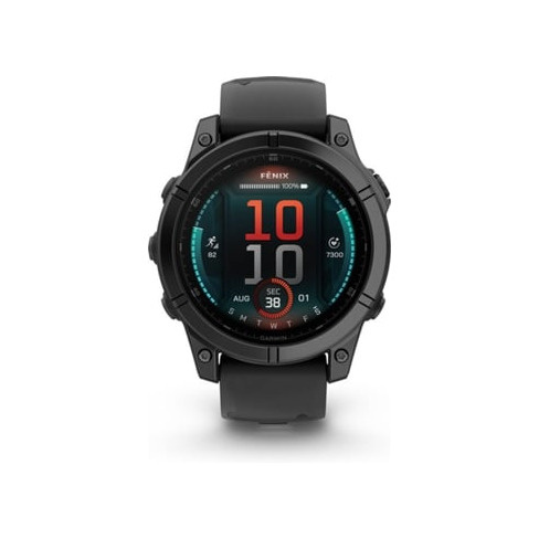 Relógio Desportivo GARMIN Fenix E (Aço Prateado - 47 mm)