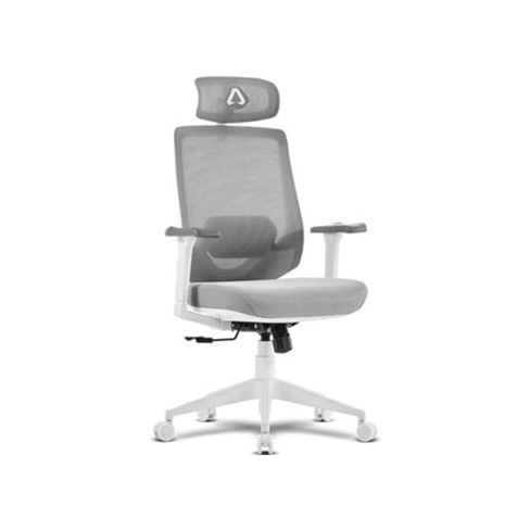 Cadeira de Escritório Ergonómica ALPHA GAMER Stella (Branco)
