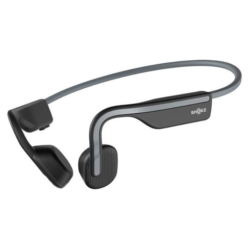Auriculares Bluetooth Multipoint SHOKZ Openmove (Open Ear - Microfone - Cinzento