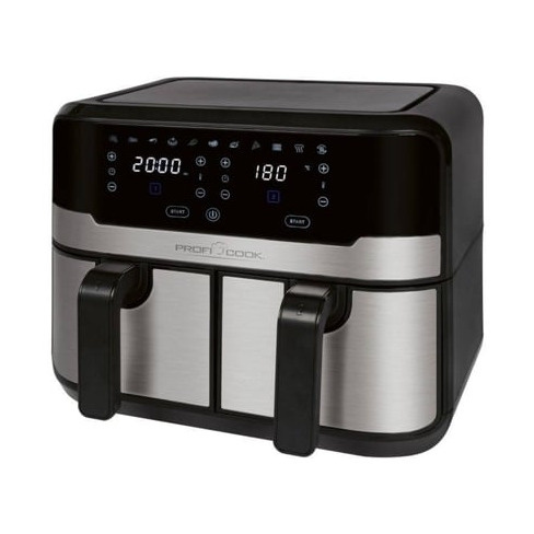 Fritadeira sem Óleo PROFICOOK FR 1242 (9 L - Preto)