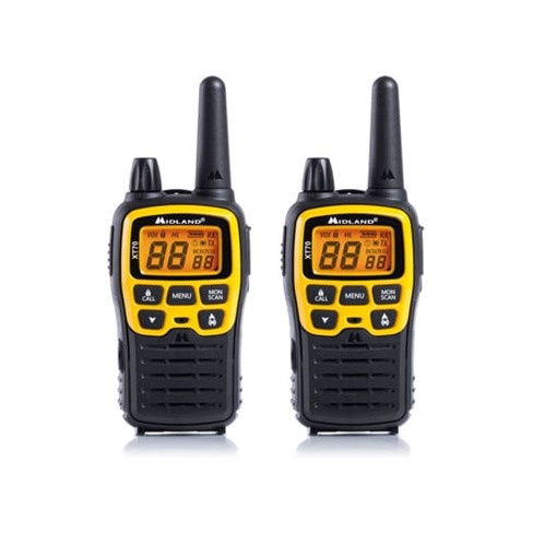 Walkie-Talkie MIDLAND XT-70 Adventure (93 Canais - Até 12 Km - Até 12h - Preto