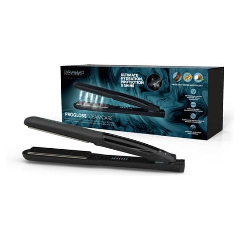 Alisador de Cabelo REVAMP ST-1600-EU Progloss Steamcare Ceramic (Cerâmica - 150